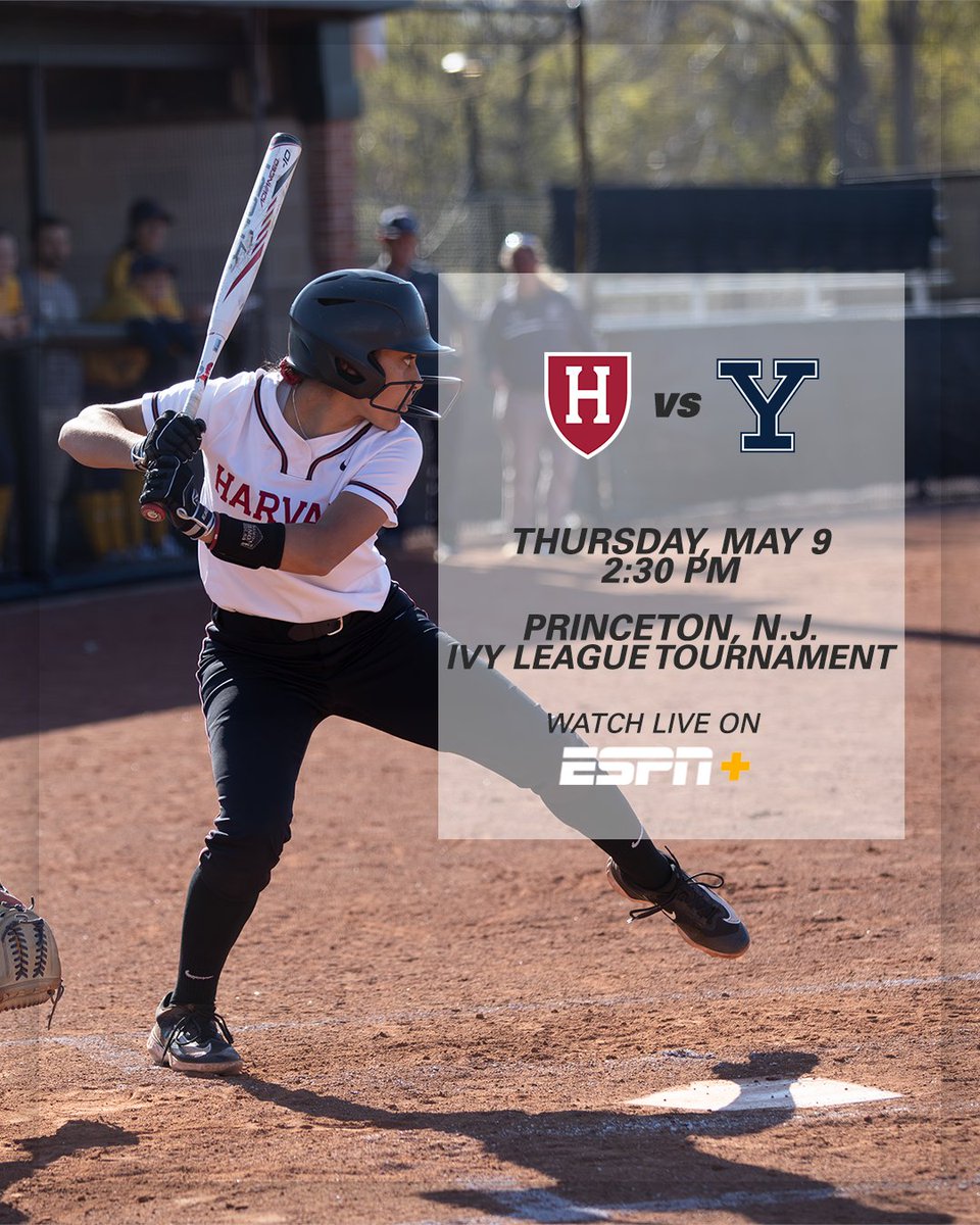 𝙏𝙝𝙚 𝙎𝙩𝙖𝙜𝙚 𝙞𝙨 𝙎𝙚𝙩 The Crimson begin the Ivy League Tournament this Thursday, as we'll face Yale at 2:30 PM! #GoCrimson