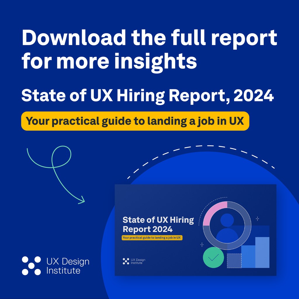 Eoghain Cooper, Career Advisor at the UX Design Institute ✨️ shares his insight on why aspiring UX professionals should apply for jobs if they believe they are a good fit. 👔⁠

Want to learn more? 🔗 to our report: l8r.it/sEBZ
⁠
#ux #uxdesign #uxjobs #ui #SoUXH