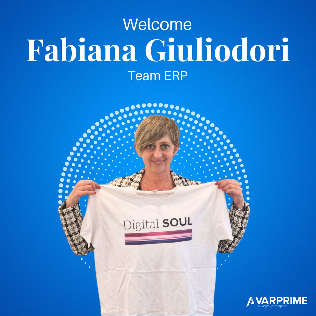 Un caloroso benvenuto a Fabiana Giuliodori che oggi inizia a lavorare nel nostro #TeamERP. Felici di averti nella nostra squadra… Buon lavoro! 

#WelcomeToTheTeam