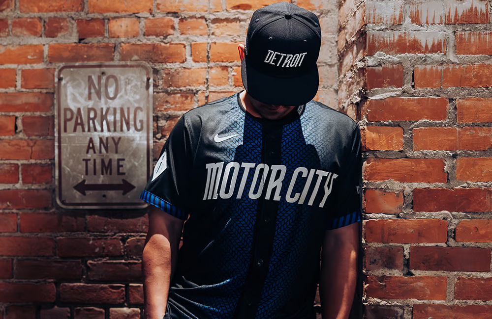 This Just In! Detroit #Tigers unveil new 'Motor City' themed #CityConnect uniform. My story with pics, details and more right here: news.sportslogos.net/2024/05/06/det…