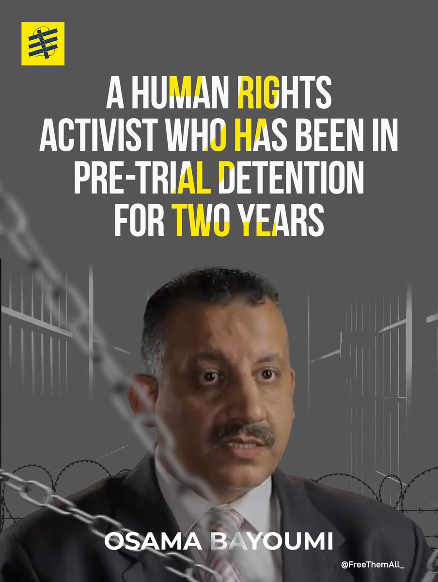 Freedom for lawyer Osama Bayoumi

The cassation lawyer, member of the Egyptian Bar Association, and one of the most prominent defenders of the rights of political detainees, was arrested on January 30, 2022 and is currently detained in Badr Prison 3 in the Badr Correctional and…