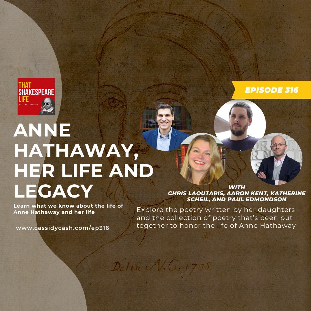 NEW EPISODE: Learn what we know abotu the life of Anne Hathaway and what one group of scholars is doing to preserve her legacy through poetry. buff.ly/3uBkg3r