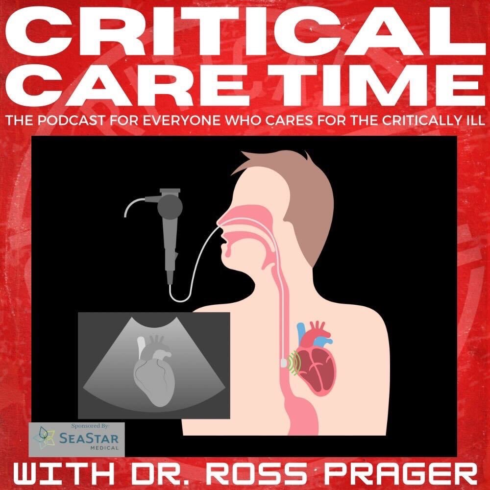 New Episode on Resuscitative TEE with Dr Ross Prager @ross_prager. We cover: -WHAT is resus-TEE? (#POCUS that can acquire images even in challenging circumstances) -WHEN is resus-TEE useful? (shock, trauma, cardiac arrest) -HOW to learn/master TEE in the ICU? (practice!) 1/