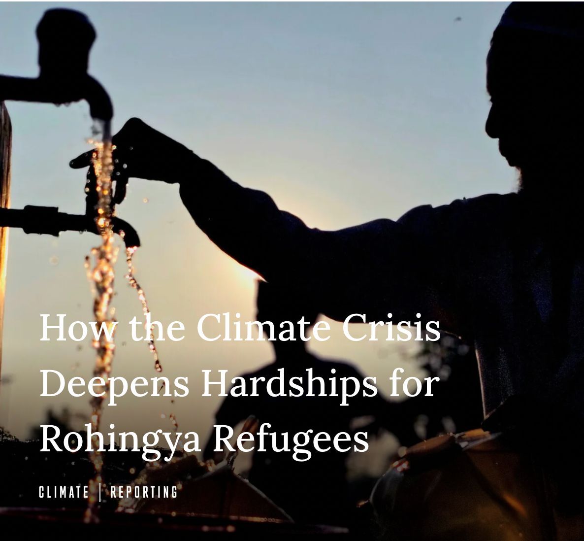 Displaced Rohingya in Cox's Bazar are on the frontlines of the climate crisis. buff.ly/4boVWBE