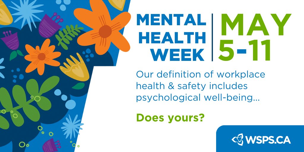 This Mental Health Week, let’s unite under the theme #CompassionConnects! You can learn to create healthier, safer, and more supportive workplaces with these tools: wsps.news/4bnZgwP #MentalHealthAwareness #WorkplaceWellness #PsychologicalSafety