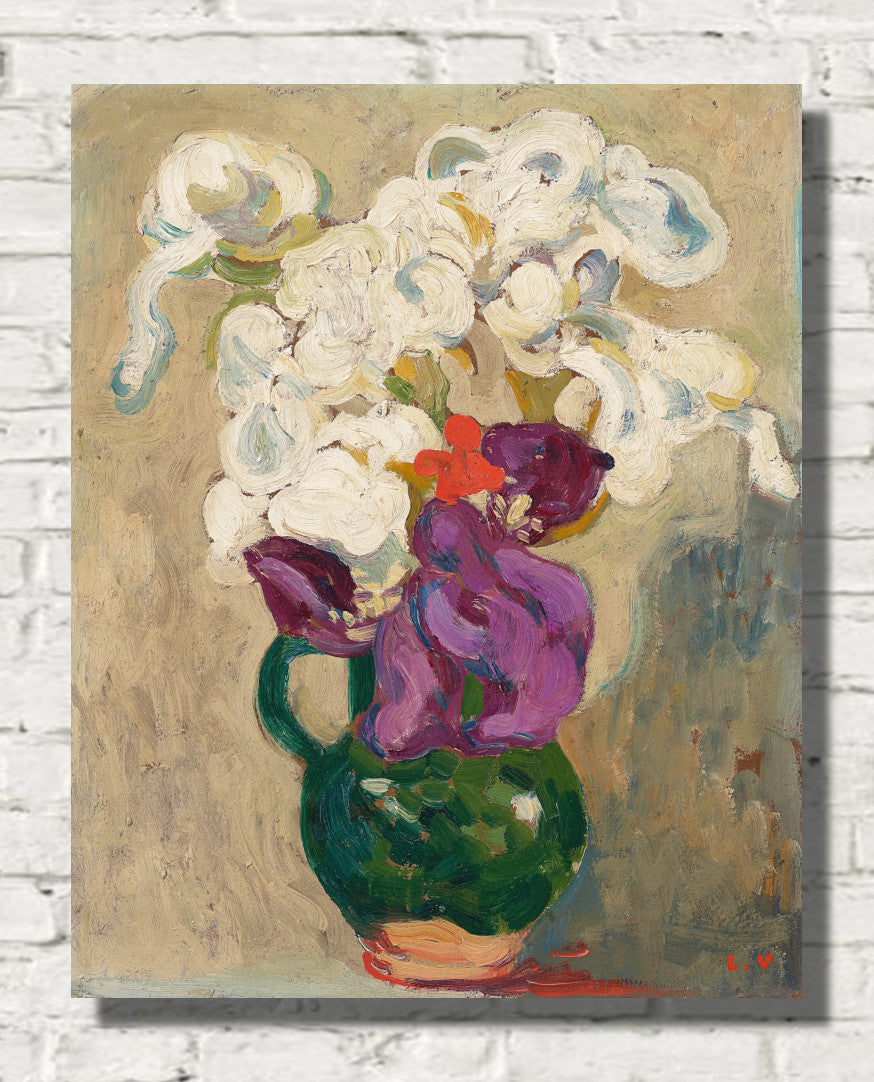 Trending Wall Art💡:  Bouquet of iris in a green pitcher (1905) by Louis Valtat  👉🏽👉🏽 nuel.ink/qEMUTm

#gallerywall #wallart #homedecorideas