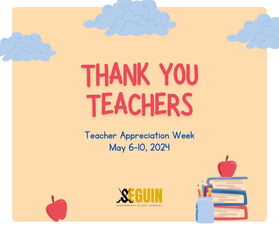Seguin ISD teachers, you are our heroes! This Teacher Appreciation Week, we thank you for your tireless dedication to educating and inspiring our students. Your influence goes beyond the classroom from sparking curiosity to shaping future leaders. #1Heart1Seguin