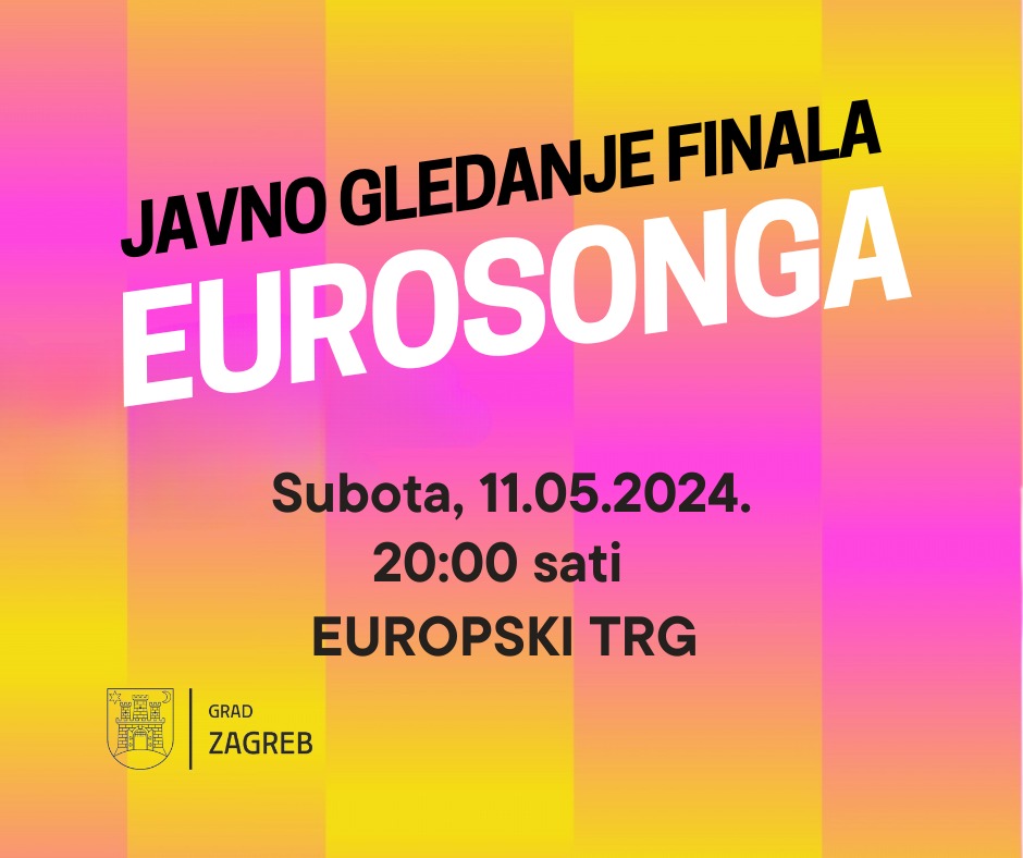 Želimo puno sreće Baby Lasagna polufinalu! 💪❤
Sve vas pozivamo u subotu na Europski trg na gledanje finala Eurosonga! 🎤❤
Vidimo se! 🥰

#VisitZagreb #Zagreb #Eurovision #BabyLasagna