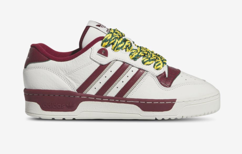 Ad: NEW via Footlocker Trae Young x adidas Rivalry Low 'White/Maroon' >> bit.ly/4dpxJgf