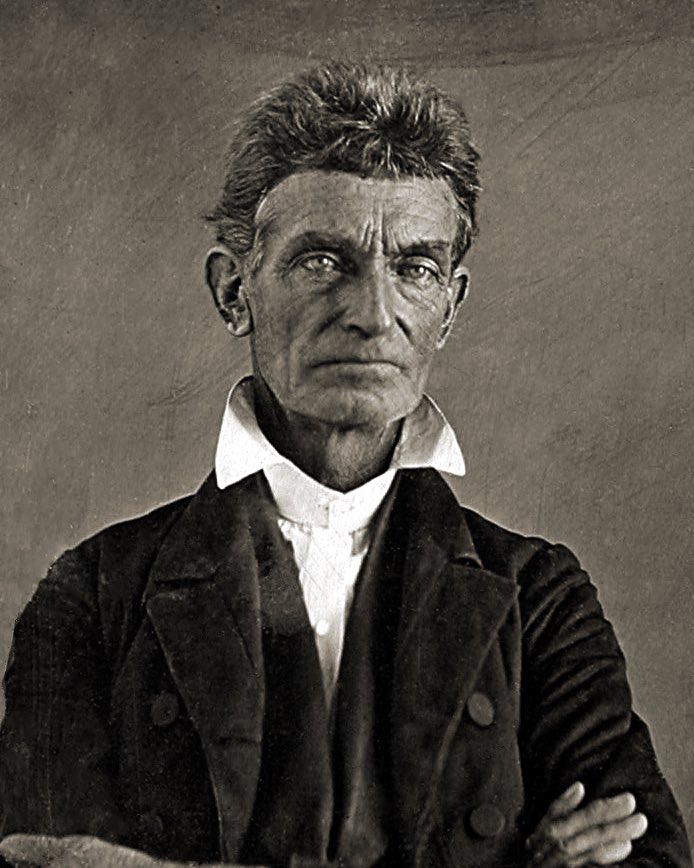 Radical abolitionist John Brown was born on this day in 1800. “I acknowledge no master in human form.”