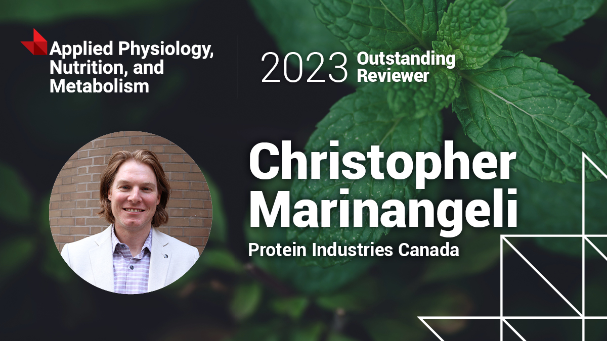 Thank you, Christopher Marinangeli, for being an Outstanding Reviewer for @APNMjournal in 2023! @proteinindcan