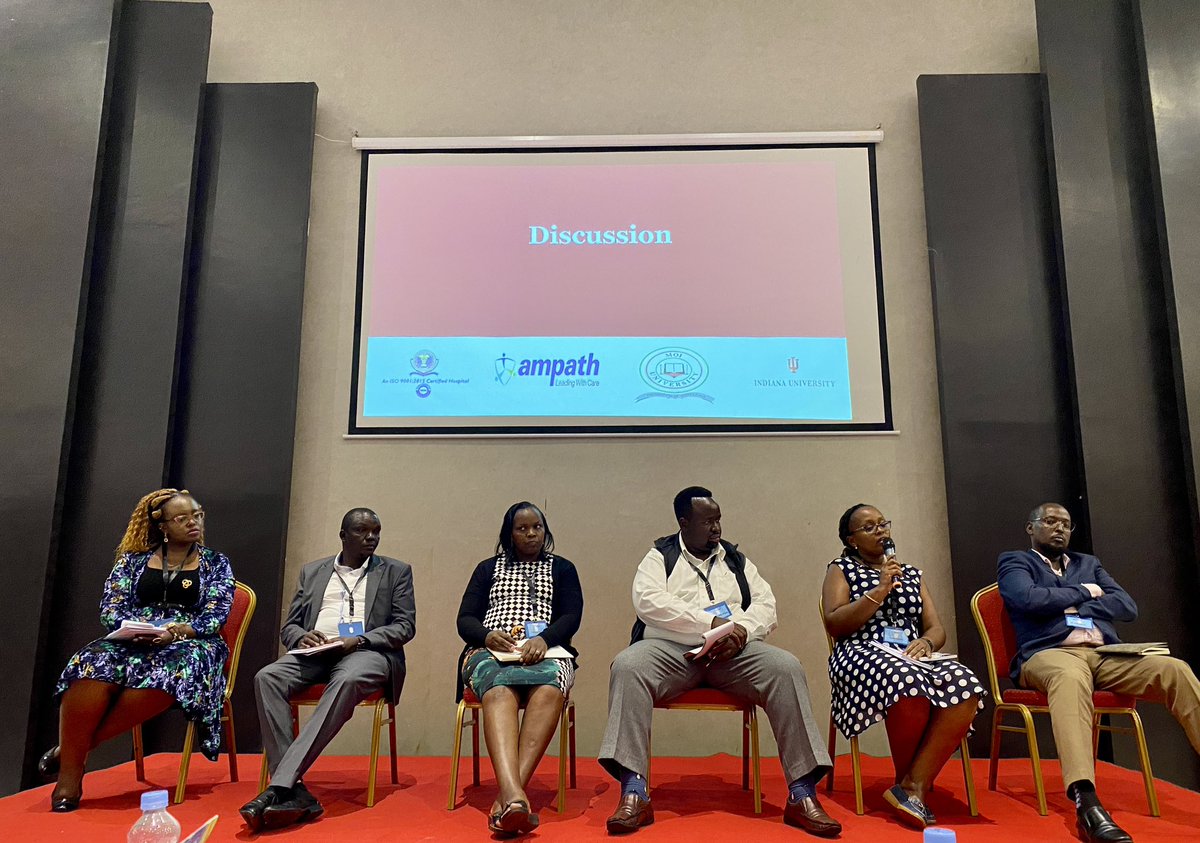 Stakeholder panel discussion on cancer care in Kenya, with focus on myeloma: regulatory, drug acquisition and reimbursement agencies.  Finding collaborative ways to make immunotherapy available in western Kenya. #AMPATH #MoiUniversity #AMMP #IUCancerCenter #IUSM #GlobalHealth