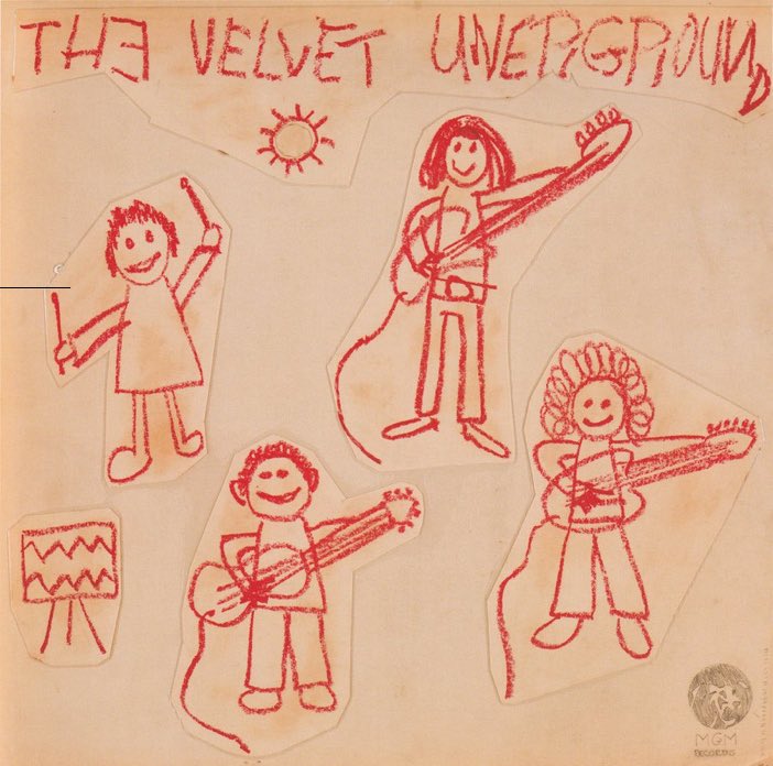 Proposed artwork for the third Velvet Underground album, designed by Steve Nelson.