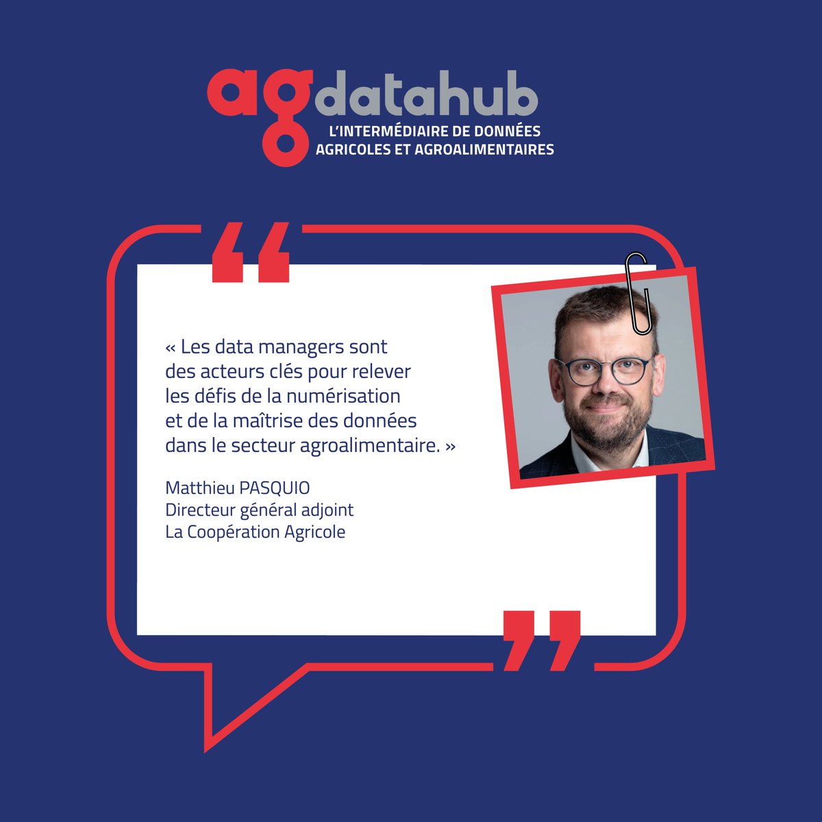 #RH ❓ Pourquoi les organisations du secteur agricole doivent-elles miser sur des experts data ? 👉Eléments de réponse avec @MPasquioPro, directeur général adjoint de @lacoopagricole, sur notre blog : agdatahub.eu/pourquoi-est-i… #agridata #dataanalyst #transfonum