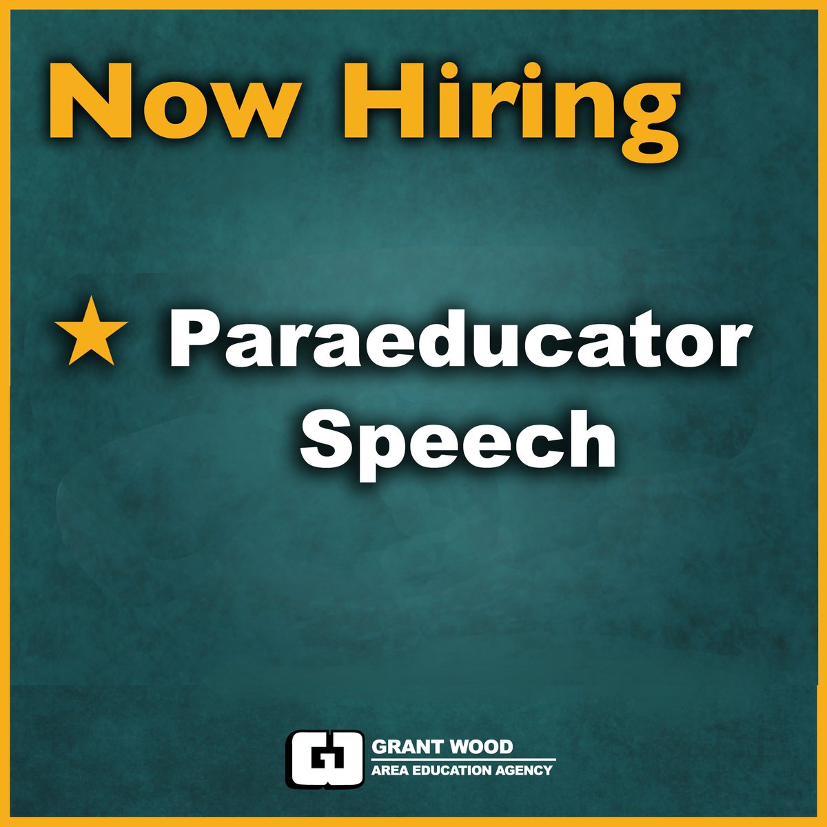 Grant Wood AEA is hiring a Paraeducator to work with our licensed Speech-Language Pathologists! This is a full time position with benefits provided. Learn more and apply today: applitrack.com/GrantwoodAEA/o… . #SLP #Paraeducator #IAedChat