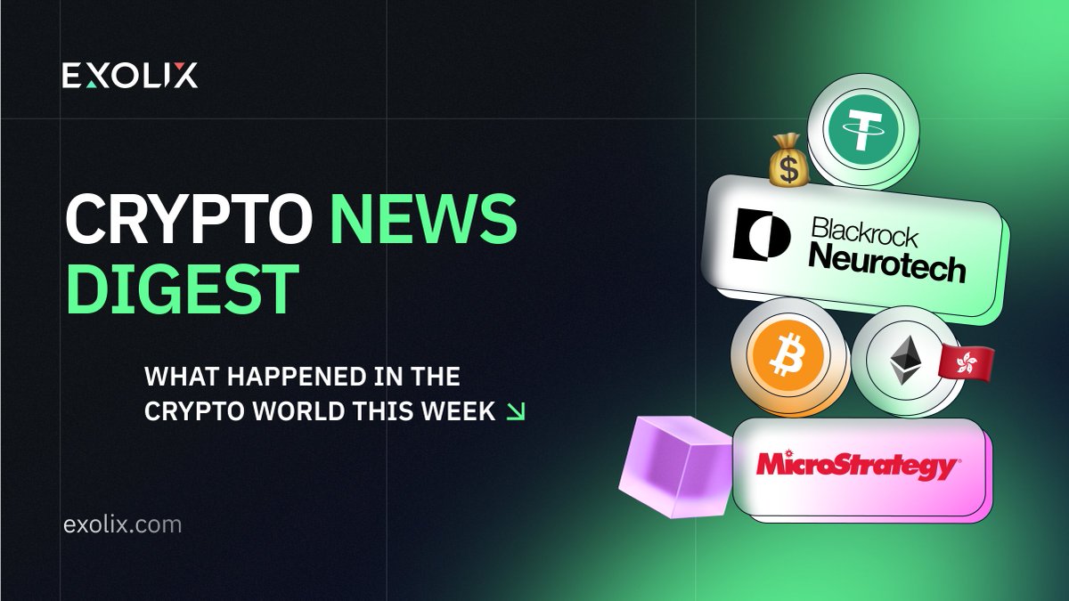 Crypto News Digest🗞

🚀 #Tether secures majority stake In Blackrock Neurotech.
⚖️#ChangpengZhao was sentenced to 4 months in prison.
❗️ The #FED held its key rate steady for the sixth consecutive time.

Check out these and other weekly events here:   
👉 coinmarketcap.com/community/post…