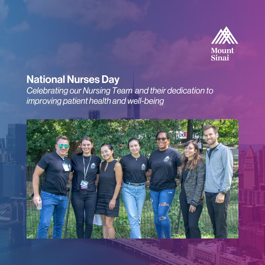 Happy #NationalNursesDay to our incredible nurses! Today, and every day, we celebrate your remarkable skill, compassion, and dedication. You are the heart and soul of our department, providing exceptional care to our patients with unwavering commitment. #MountSinaiSurgery