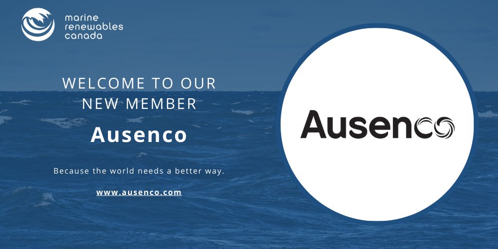 Welcome to our new member @Ausenco! Ausenco has deep technical expertise, backed by a 30-year track record, in delivering innovative consulting, project delivery, and asset solutions to the mining, metals, and industrial sectors. Check them out 👇 supplychain.marinerenewables.ca/members/ausenco