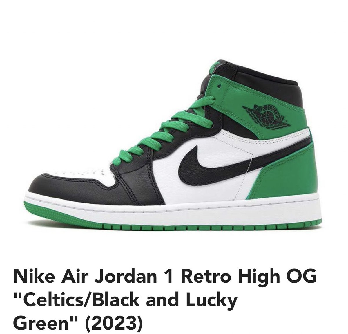 routo-harajuku」 Twitter開設企画
🎁フォロワー様プレゼント企画🎁

第4弾
Nike Air Jordan 1 Retro High OG 'Celtics/Black and Lucky Green' (2023)

*当選者のマイ(希望)サイズをプレゼント致します！

(条件)こちらのアカウントのフォローとリツイートのみ。…