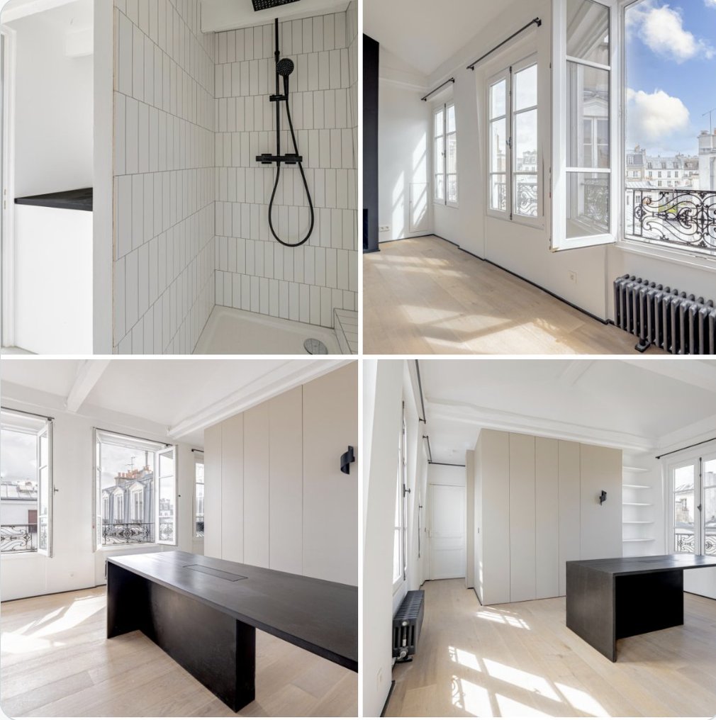 Rue de Bretagne/Rue de Saintonge #Paris3Rooftop views on Paris - South/east & north/east exposures A charming 24.3-sqm bachelor apartment ('studio') - Top floor w/elevator lnkd.in/ewu2F6yF #forsale #igersparis #home #interiordesign #luxurydesign #luxuryhome #luxuryhomes