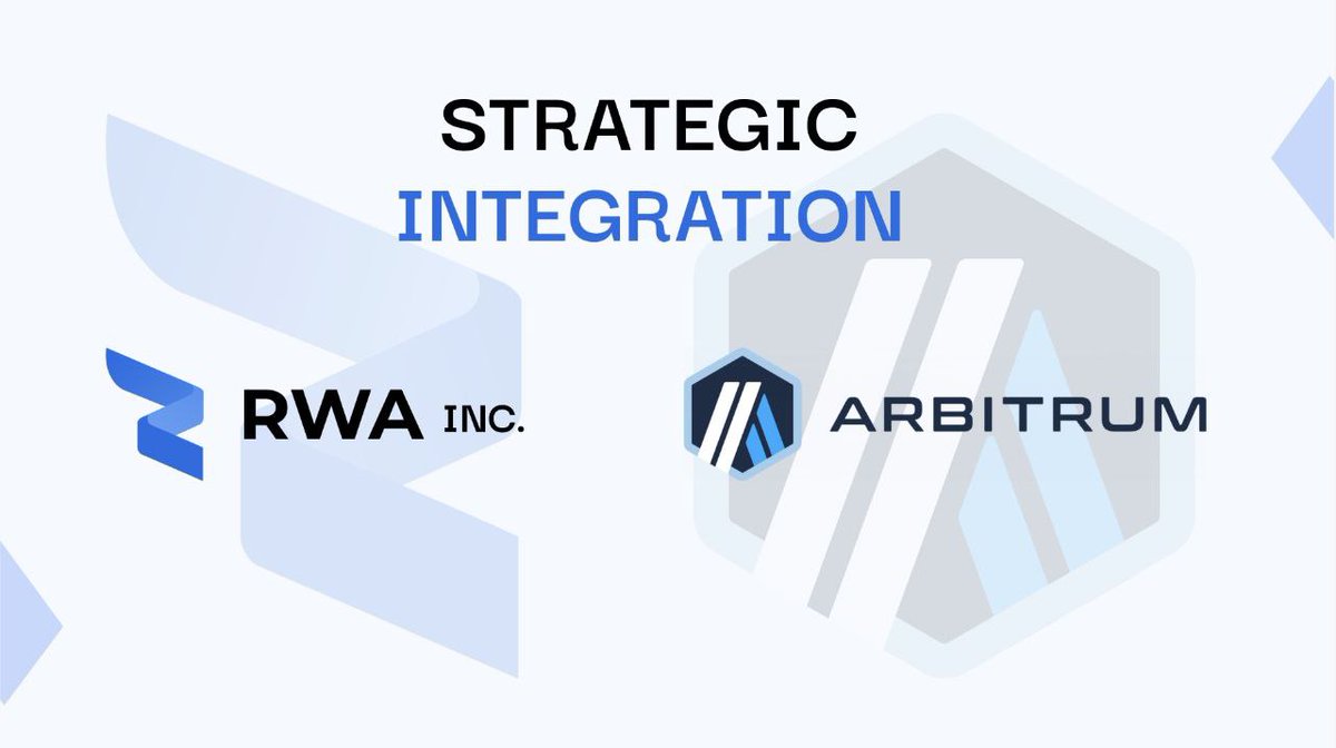 1/5 We're thrilled to announce a strategic integration with layer 2 solutions provider, Arbitrum! Medium link: medium.com/@RWA.Inc/rwa-i…
