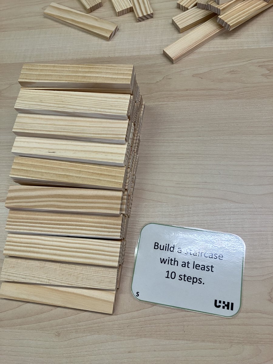 Had a fabulous time last week with the P3-7 class @GuildtownPS and our @kapla Engineering Lend a Lab. Fascinating to see the different builds pupils create from the same prompts. #UHISTEM #Kapla