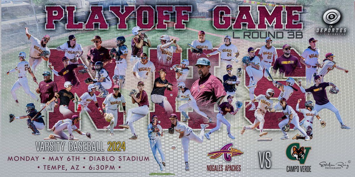 𝐆𝐀𝐌𝐄𝐃𝐀𝐘‼️Nogales Apaches ⚾️
PLAYOFF GAME 
🆚Campo Verde
🕕 6:30pm
🏟️ Diablo Stadium,Tempe,Az.
📷EstebanRuizPhotography
🎥En Deportes
<a href="/OJFav/">OJ Favela</a> <a href="/ApacheBaseball1/">Tribe Baseball</a> <a href="/AlanDurazo8/">alan_durazo44</a>  <a href="/CarlosPeralta_4/">Carlos Peralta</a> <a href="/ralphie81350445/">ralphie</a>  @ <a href="/ERvvagdl/">Esteban Ruiz</a> <a href="/DenzelMontijo/">Denzel Montijo</a> 
<a href="/Sal_Valenzuela1/">Sal Valenzuela</a> <a href="/NogiAthletics/">Nogales Apaches</a>