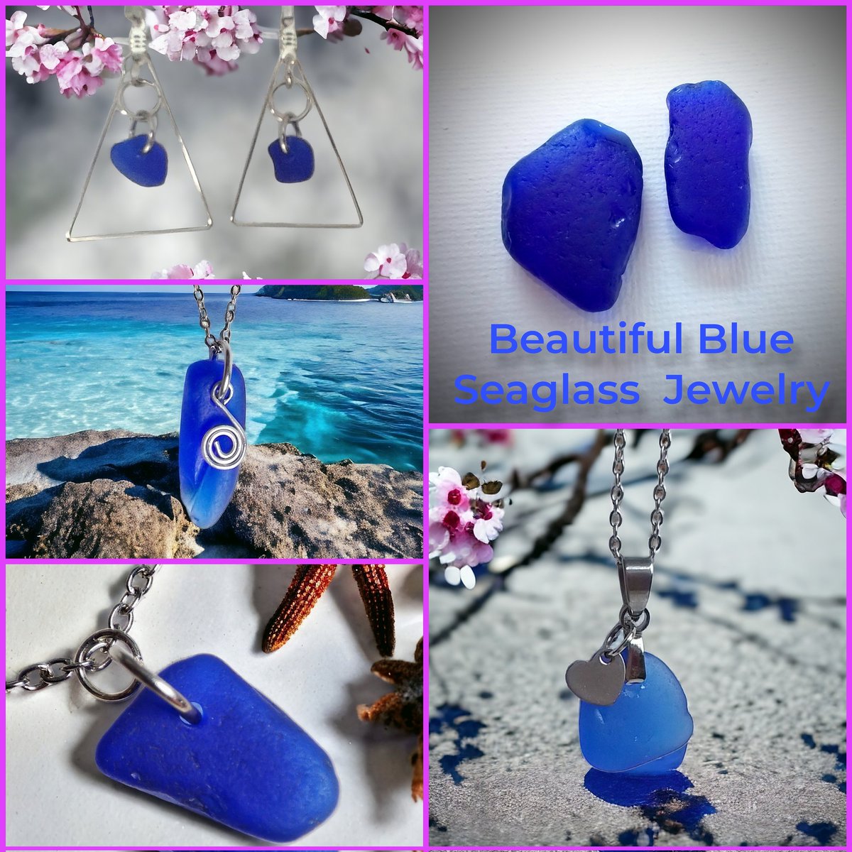 Beautiful blue x 💙 hope you're having a wonderful bank holiday x
Twistedthreadsukshop.etsy.com #jewelry #seaglass #gifts #spirituality