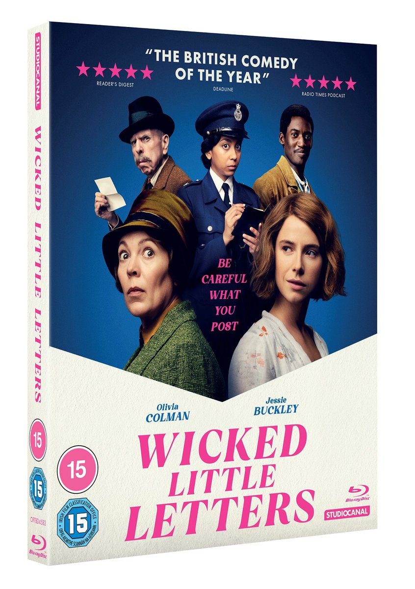 Win Wicked Little Letters on Blu-ray. Details here bit.ly/4br3kMU

#WickedLittleLetters #competition #film #bluray #OliviaColman #JessieBuckley
