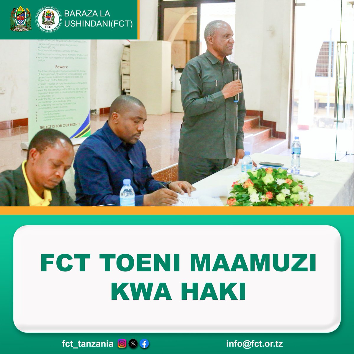 FAIR COMPETITION TRIBUNAL (FCT) tweet media