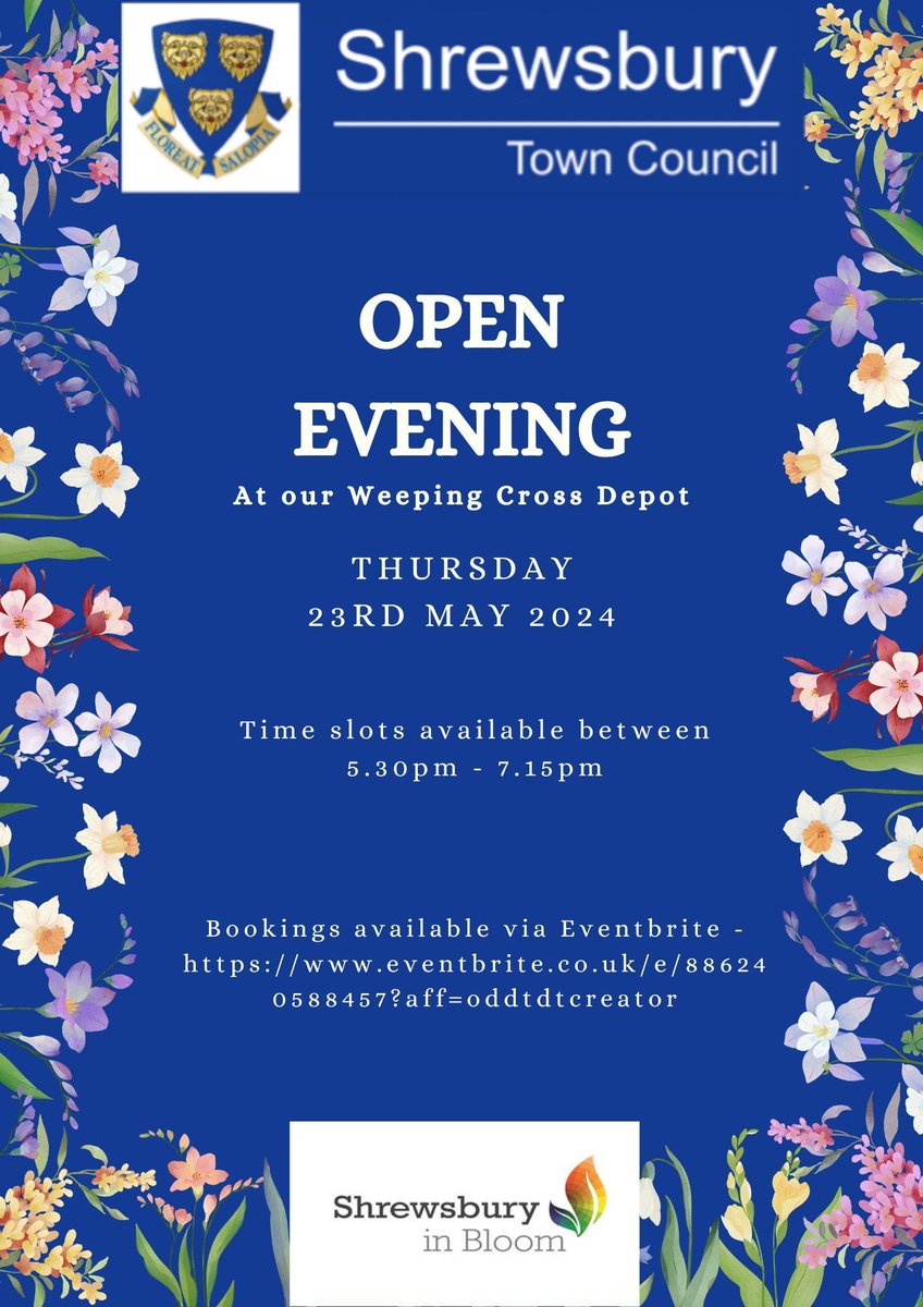 If you would like to visit our depot, then Our Annual Open Evening is taking place on Thursday 23rd May 2024. Time slots are available every 15 minutes between 5.30pm - 7.15pm. To book a place visit Eventbrite - buff.ly/4dlpTnG