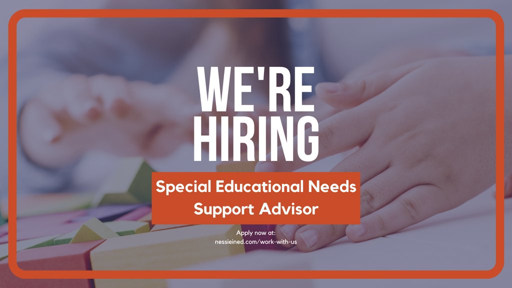 🎉Come and work with us! We're hiring a SEN Support Advisor focused on Emotional-Based School Avoidance. Join us in Cambridgeshire & Peterborough, £33,000 – £36,557 p/a. FT & PT roles available. Apply by May 17. nessieined.com/work-with-us #Job #Hiring #SEN #Education