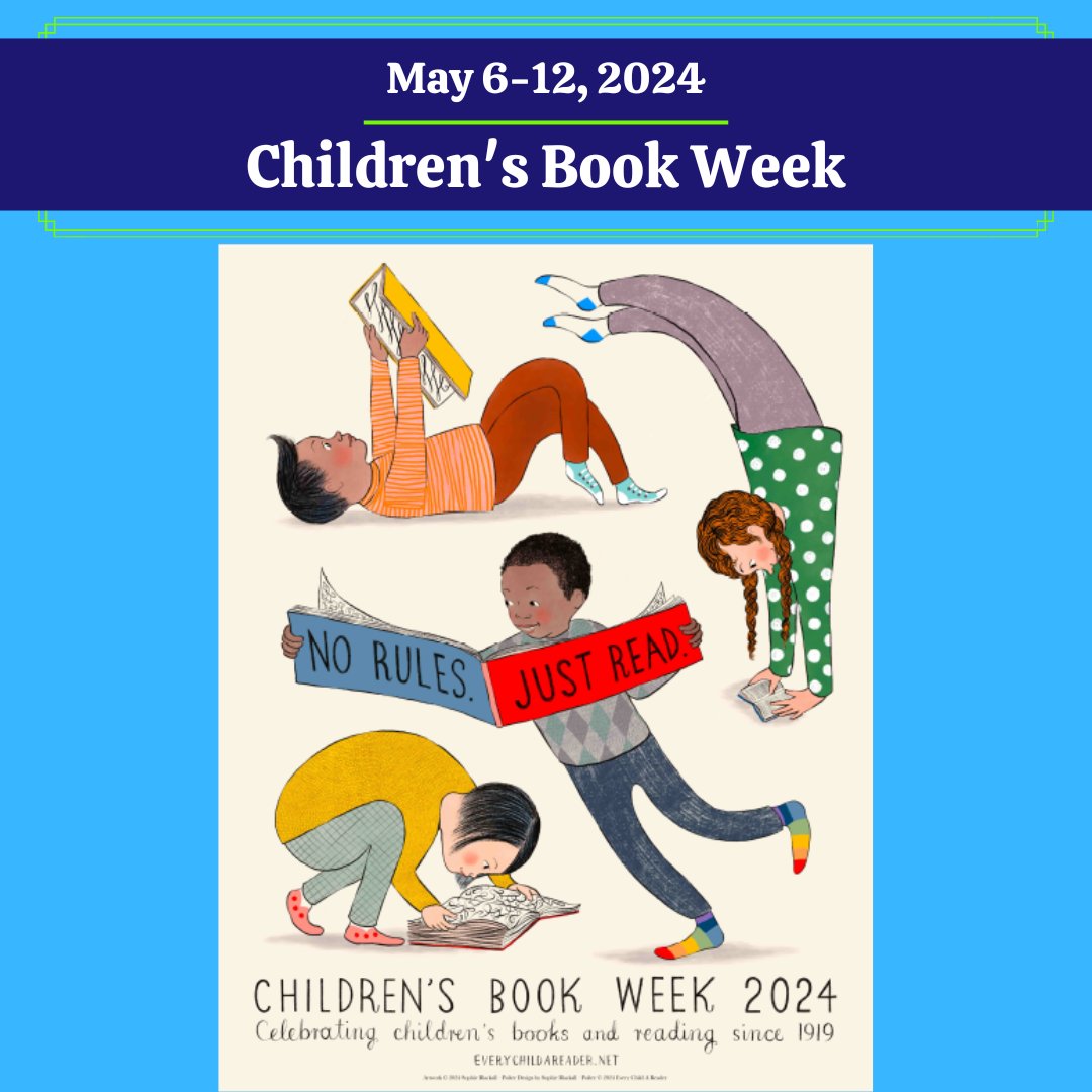 Celebrate the magic of imagination this #ChildrensBookWeek!📖 #JCPSLibraries encourage young minds to explore, dream, & discover through reading! everychildareader.net/cbw/ #MakingLibrariesMagical #NoRulesJustRead #EveryChildaReader #Literacy #ReadersAreLeaders #READ @JCPSLMSDrLynn