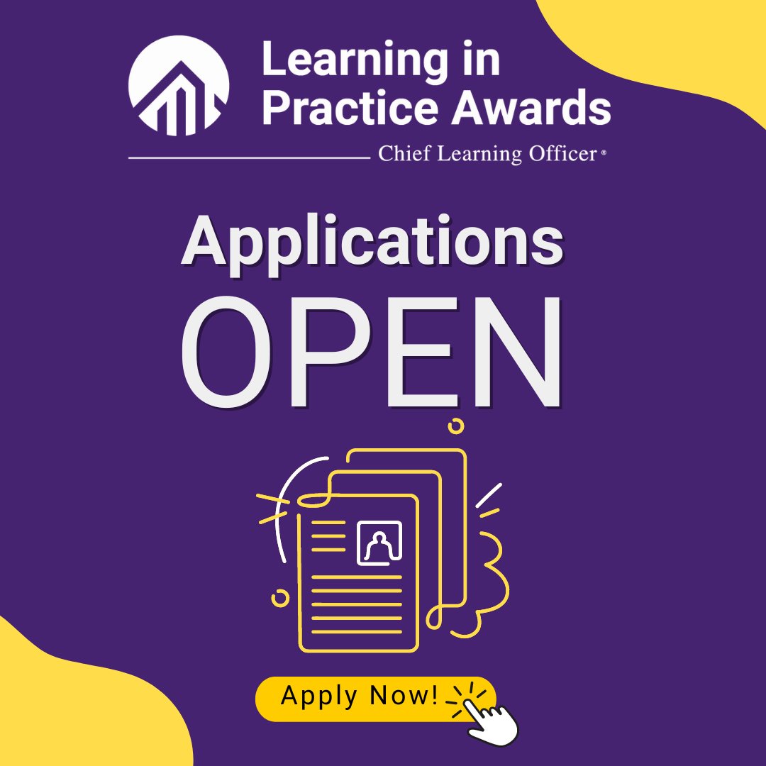 The deadline for submissions to the 2024 Learning in Practice Awards has been extended until May 20th. Don't miss this opportunity to showcase your innovative initiatives in L&D. 
Apply now! hubs.ly/Q02w2ymt0       
#LIPAwards #LIP2024 #LearningInPractice #Innovation