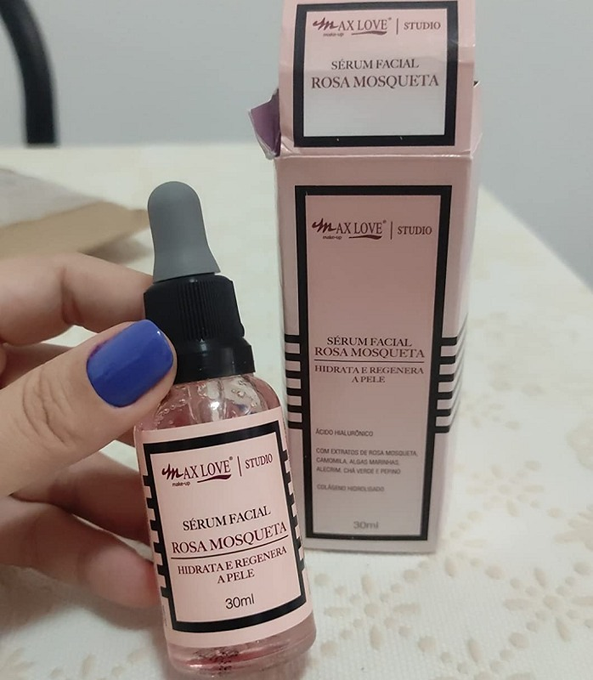 Max Love Sérum Facial Rosa Mosqueta Regenera A Pele –