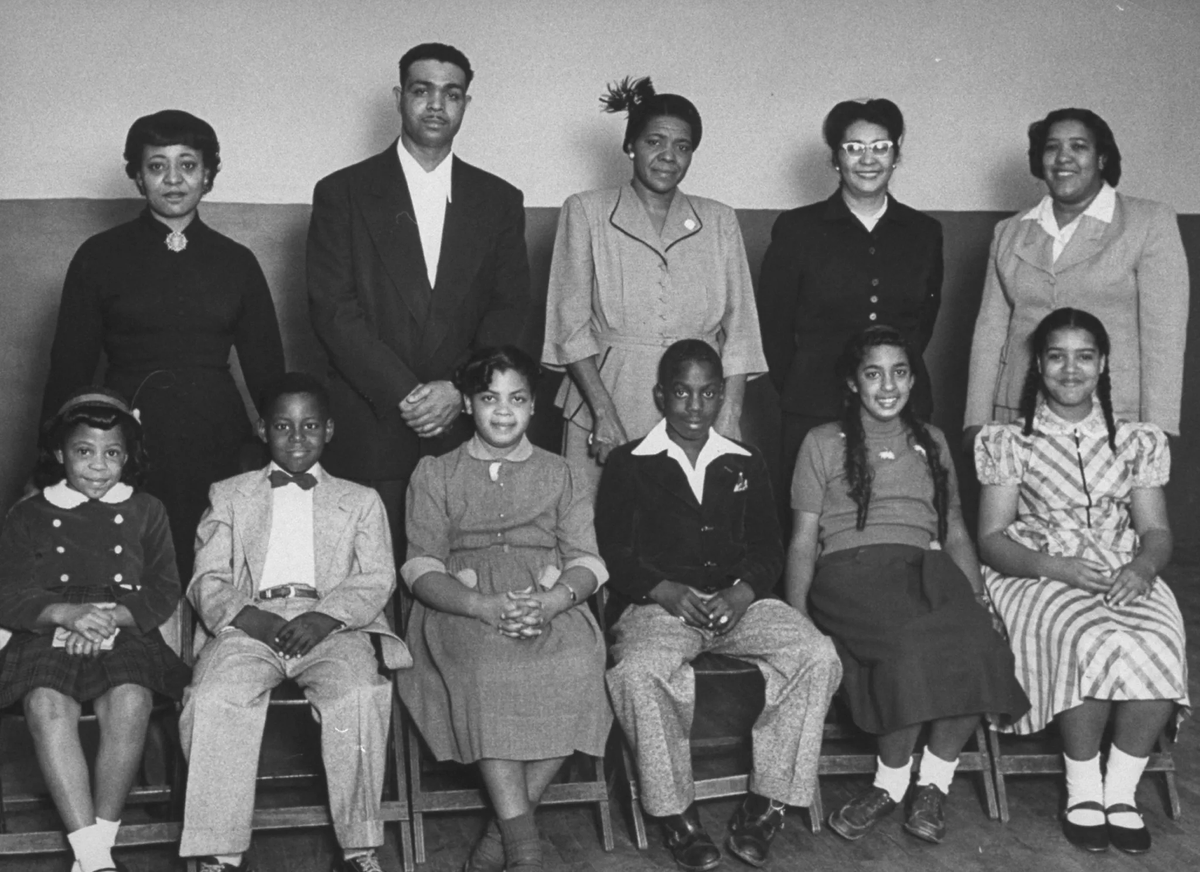 Brown v. Board of Education was a coordinated group of five lawsuits against school districts in Kansas, South Carolina, Delaware, Virginia, and D.C on behalf of 6 brave students: Vicki and Donald Henderson, Linda Brown, James Emanuel, Nancy Todd, and Katherine Carper.