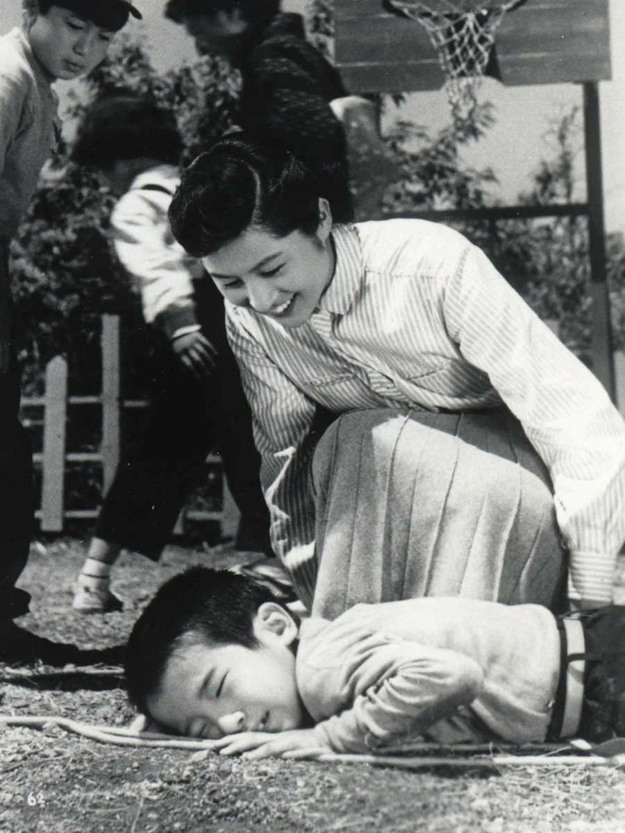 Documenting the plight of disabled children, Shimizu's tender drama THE SHIINOMI SCHOOL was a popular hit in Japan, starring Kyoko Kagawa as a teacher who helps open a school for youth with disabilities. Screening 5/18 on a 35mm import: japansoc.org/Shiinomi