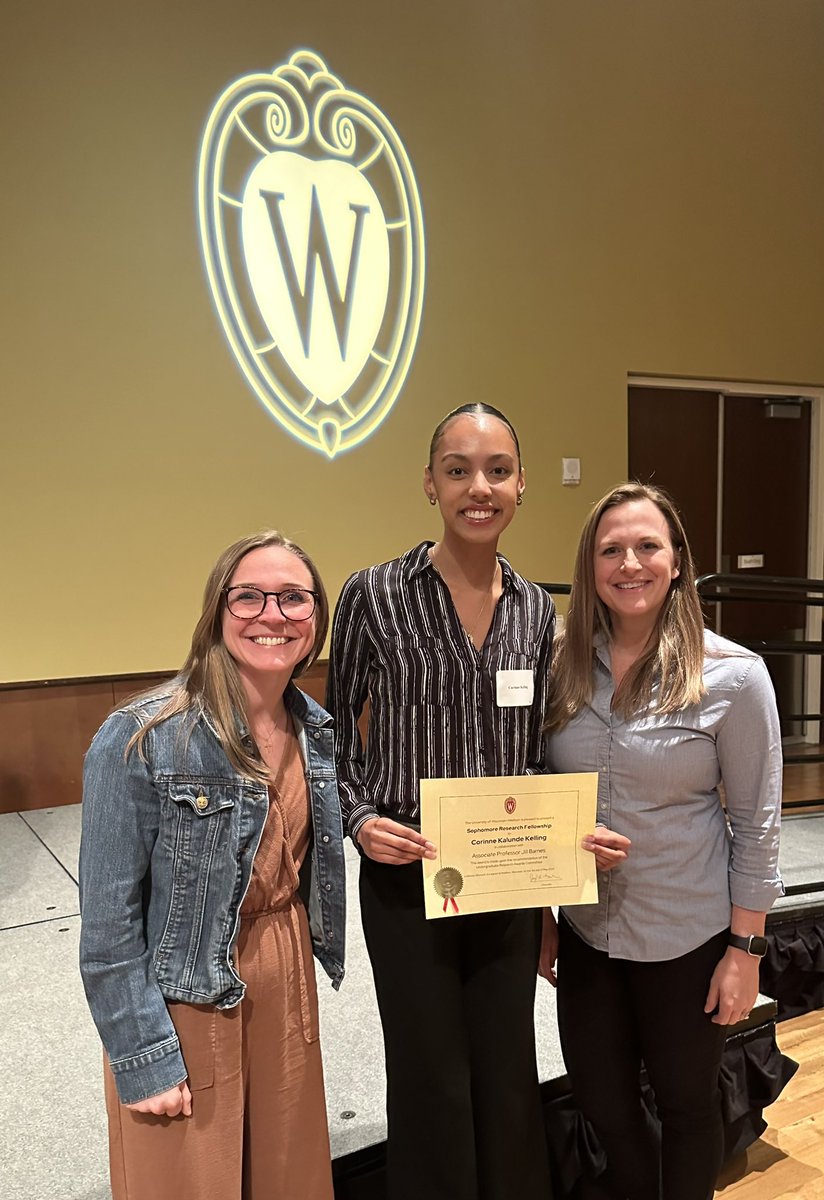 Jill Barnes (@barnes_lab) on Twitter photo Congratulations to undergraduate research assistant Corinne Kelling on her <a href="/UWMadison/">UW–Madison</a> Sophomore Research Fellowship! We look forward to the great work you will be doing over the next year! <a href="/uwmadKines/">Kinesiology UW-Madison</a> #badgers Congratulations to undergraduate research assistant Corinne Kelling on her <a href="/UWMadison/">UW–Madison</a> Sophomore Research Fellowship! We look forward to the great work you will be doing over the next year! <a href="/uwmadKines/">Kinesiology UW-Madison</a> #badgers