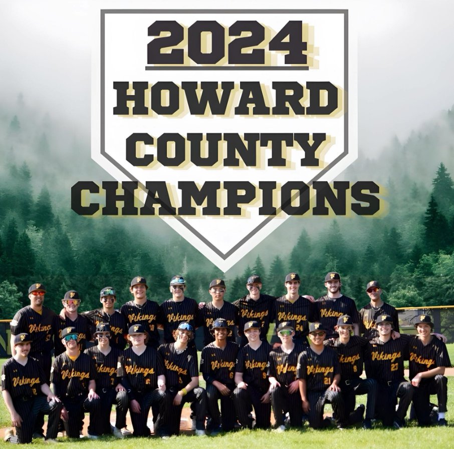 Mt Hebron is your 2024 HoCo Baseball Champion, surviving a wild, top-heavy season.

Congratulations to Coach Wilson and his Vikings, who now turn to the playoffs as the #1 seed in the 3A South I Region.