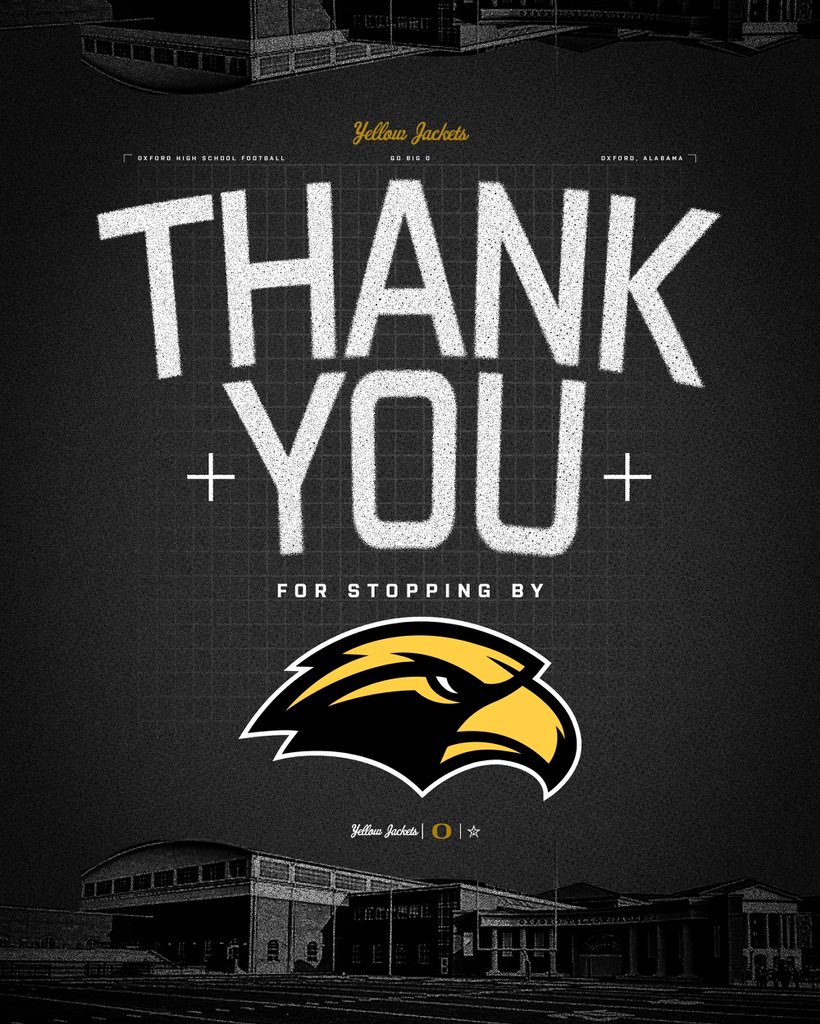 Thank you to @CoachChipLong and Southern Miss for recruiting Oxford!