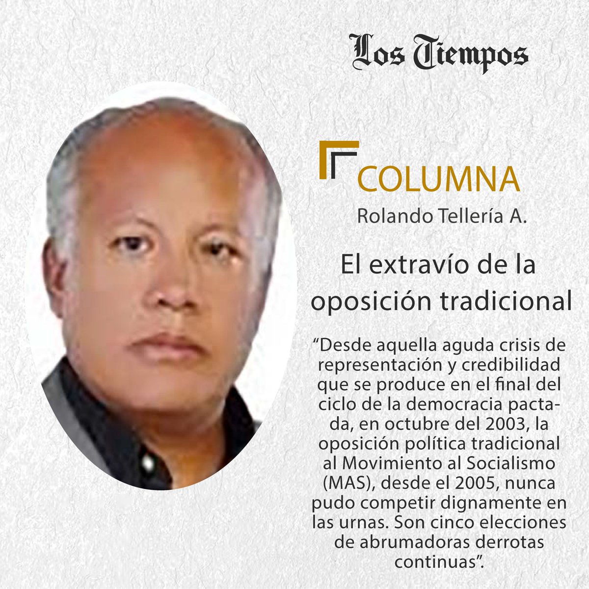 #LTColumna #Puntos de Vista
Lea la columna de Rolando Tellería A.
👉 lc.cx/CyMm0P