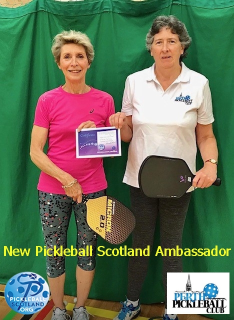 Congratulations to another of our club's enthusiastic and hard-working volunteers, Gilly Rattray, who has completed the Pickleball Scotland Ambassador training 😀 

#pickleballscotland #pickleballengland #liveactiveperth #UHI #strongercommunities #thirdsectorpk #SportforChange