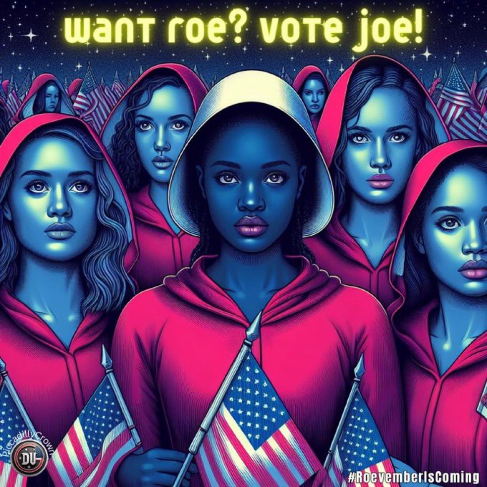 We, the people, decide our future.

Because when abortion is on the ballot, abortion wins. 

When people decide, reproductive freedom wins.

Want Roe? Vote Joe!

#RoeYourVote
#BidenHarris4More
#DemCast
#DemsUnited