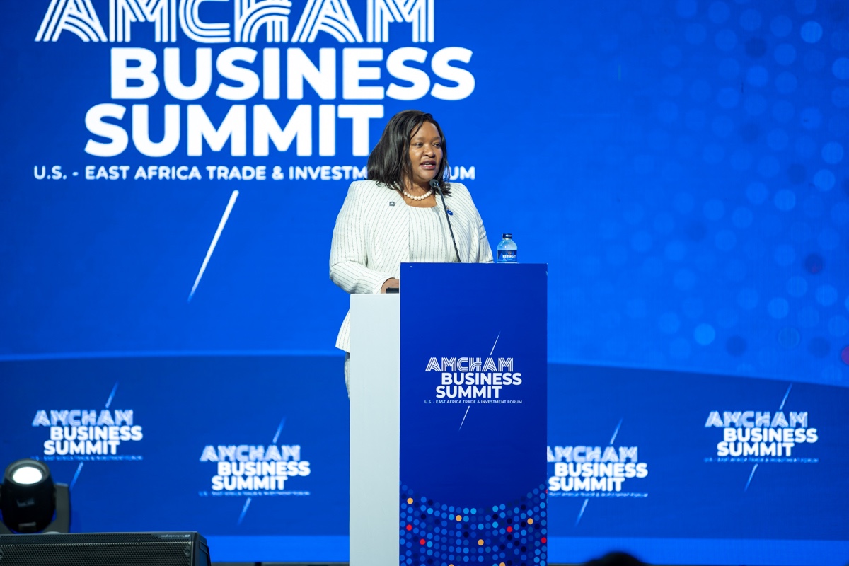 In her keynote address at the #AMCHAMSummit, Hon. @rebecca_miano, C.S, Ministry of Investments, Trade & Industry, highlighted that trade between Kenya & the U.S. has seen a consistent rise in Kenya’s export value over the years. Watch her full address: bit.ly/4brstXy