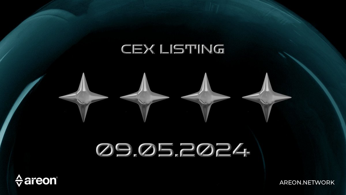 Almost time for the ⭐️⭐️⭐️⭐️ #CEX listing of $AREA!  🎉

Tons of special events, giveaways, gifts and surprises await you! 🎁

But we have to ask... Can you guess this exchange? 👀

🗓️ Official announcement on May 9! 

#WeAreOn #Layer1 #listing