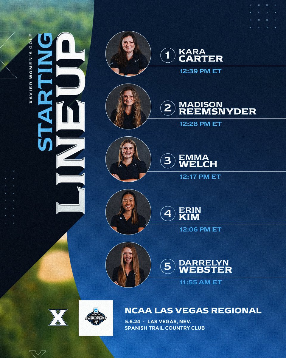 Day one action at the NCAA Las Vegas Regional gets underway today! 📍: Las Vegas, Nev. ⛳: Spanish Trail Country Club 📆: May 6 📊: bit.ly/3QAQq70 #LetsGoX