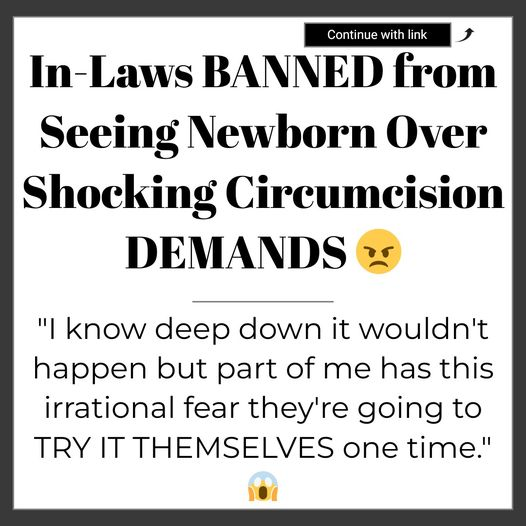 Despite the couple's decision not to circumcise, the grandparents won't drop it. Dad kicked them out & banned them until they promise to stop obsessing over their grandson's penis!  While his wife finds it a bit harsh, she agrees their behavior is creepy.
diply.com/10053564/in-la…