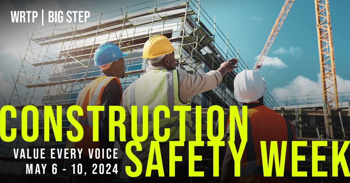 🚧 It’s National #Construction Safety Week! #DidYouKnow? According to @BLS_gov, there are roughly 150,000 accidental #constructionsite injuries each year. 🦺 Stay safe by always wearing your PPE & recognizing potential hazards. #ConstructionSafetyWeek #Safety #WorkplaceSafety