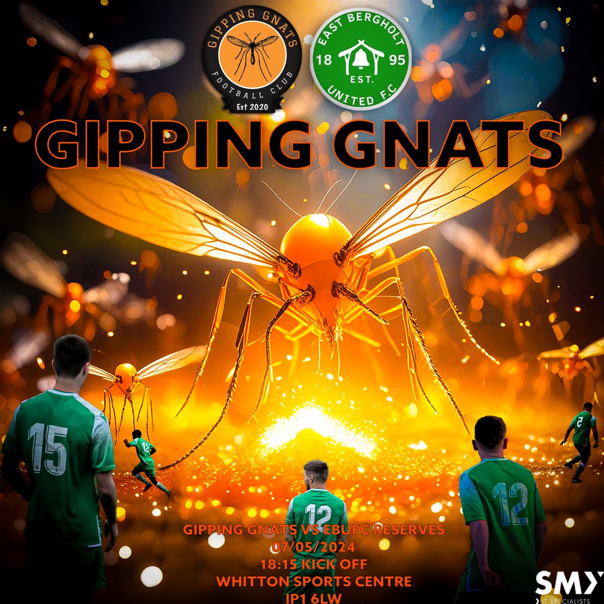 East Bergholt United (@ebufc1) on Twitter photo Tomorrow is the last game of the season for Bergholt, as our Reserves take on <a href="/GippingGnatsFC/">Gipping Gnats Football Club</a> at Whitton Sports Centre.
📍Whitton Sports Centre (IP1 6LW)
(07/05/24)
18:15 Kick Off
#GreenArmy
Sponsored By <a href="/smyitservices/">Smy IT Services</a> Tomorrow is the last game of the season for Bergholt, as our Reserves take on <a href="/GippingGnatsFC/">Gipping Gnats Football Club</a> at Whitton Sports Centre.
📍Whitton Sports Centre (IP1 6LW)
(07/05/24)
18:15 Kick Off
#GreenArmy
Sponsored By <a href="/smyitservices/">Smy IT Services</a>