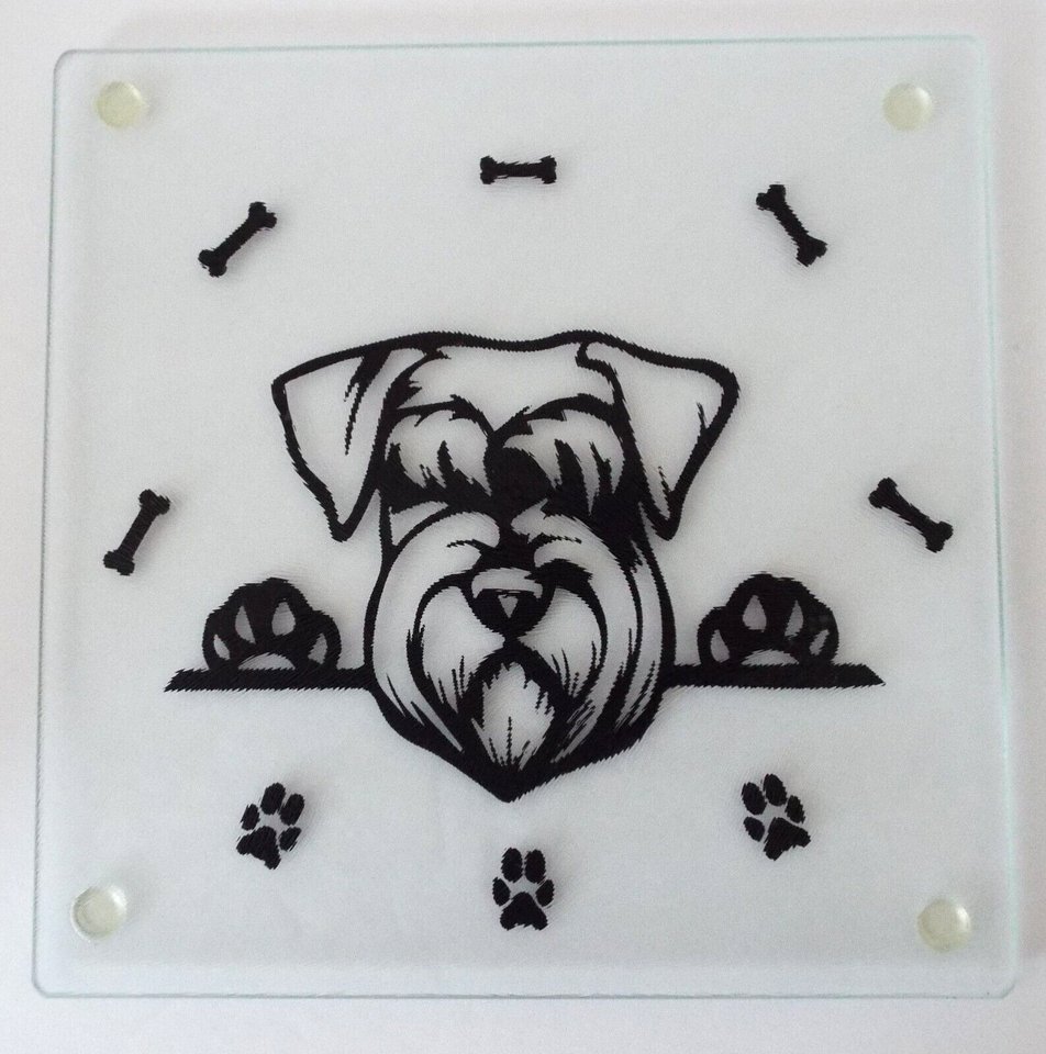 Schnauzer, Cute Dog Design, Trivet, Cutting Board, Table Centerpiece, Home Decor ebay.com/itm/2667967825…